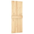 Miniatyrbilde 4 av 11: vidaXL Skyvedør med monteringstilbehør 80x210 cm heltre furu