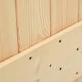 Miniatyrbilde 5 av 11: vidaXL Skyvedør med monteringstilbehør 80x210 cm heltre furu