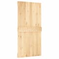 Miniatyrbilde 3 av 11: vidaXL Skyvedør med monteringstilbehør 100x210 cm heltre furu