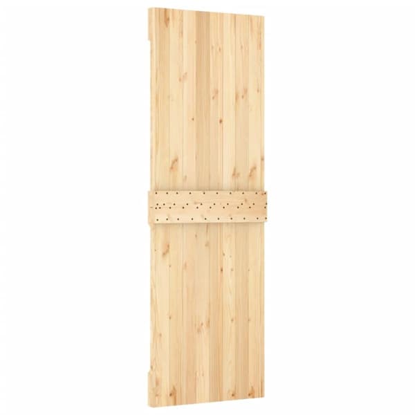 vidaXL Skyvedør med monteringstilbehør 70x210 cm heltre furu