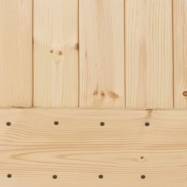 vidaXL Skyvedør med monteringstilbehør 90x210 cm heltre furu