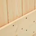 Miniatyrbilde 4 av 11: vidaXL Skyvedør med monteringstilbehør 90x210 cm heltre furu