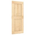 Miniatyrbilde 2 av 11: vidaXL Skyvedør med monteringstilbehør 85x210 cm heltre furu