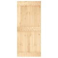 Miniatyrbilde 3 av 11: vidaXL Skyvedør med monteringstilbehør 90x210 cm heltre furu
