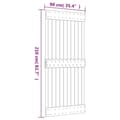 Miniatyrbilde 10 av 11: vidaXL Skyvedør med monteringstilbehør 90x210 cm heltre furu