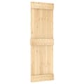Miniatyrbilde 2 av 11: vidaXL Skyvedør med monteringstilbehør 70x210 cm heltre furu
