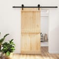 Miniatyrbilde 11 av 11: vidaXL Skyvedør med monteringstilbehør 90x210 cm heltre furu