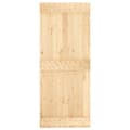 Miniatyrbilde 4 av 11: vidaXL Skyvedør med monteringstilbehør 85x210 cm heltre furu