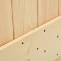 Miniatyrbilde 5 av 11: vidaXL Skyvedør med monteringstilbehør 85x210 cm heltre furu