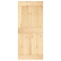 Miniatyrbilde 3 av 11: vidaXL Skyvedør med monteringstilbehør 90x210 cm heltre furu