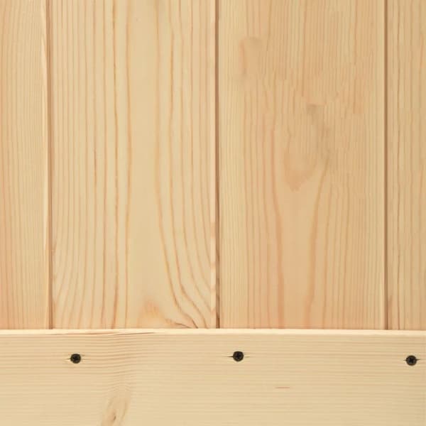 vidaXL Skyvedør med monteringstilbehør 90x210 cm heltre furu