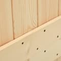 Miniatyrbilde 5 av 11: vidaXL Skyvedør med monteringstilbehør 80x210 cm heltre furu