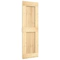 Miniatyrbilde 2 av 11: vidaXL Skyvedør med monteringstilbehør 70x210 cm heltre furu