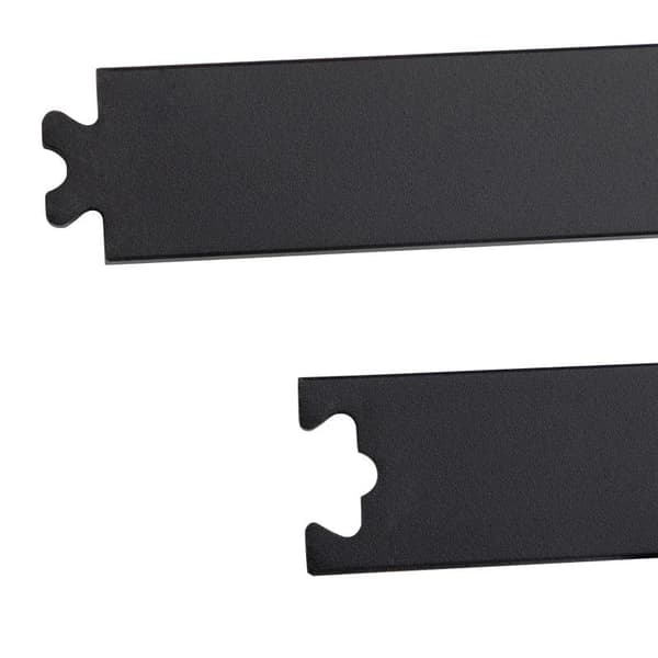 Rootz skydedørsbeslagssæt - Pladsbesparende - Stille - Universal - Sort - 200 cm x 40 cm x 0,6 cm