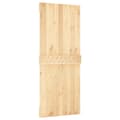 Miniatyrbilde 4 av 11: vidaXL Skyvedør med monteringstilbehør 85x210 cm heltre furu