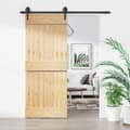 Miniatyrbilde 11 av 11: vidaXL Skyvedør med monteringstilbehør 85x210 cm heltre furu