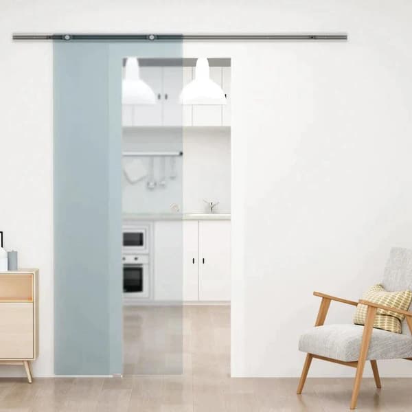 Rootz glasskydedør - skydedør - glasdør - frostet glasdør - 775 X 2050 mm