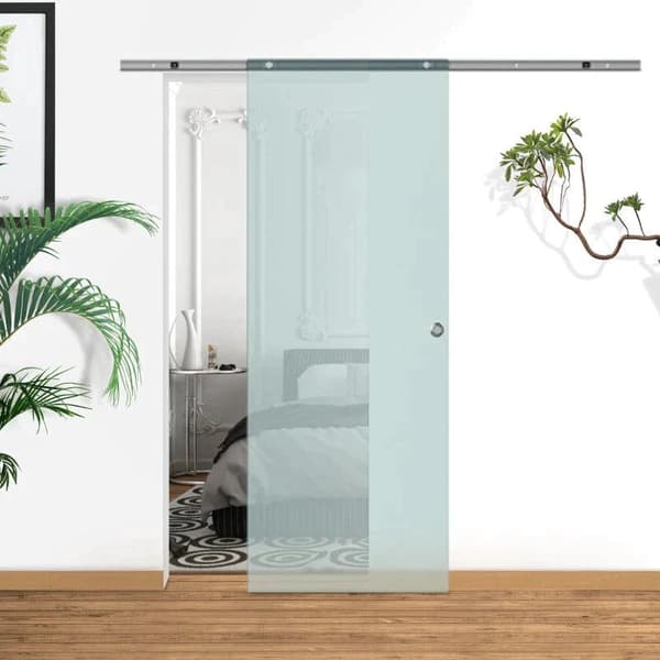 Rootz glasskydedør - skydedør - glasdør - frostet glasdør - 775 X 2050 mm