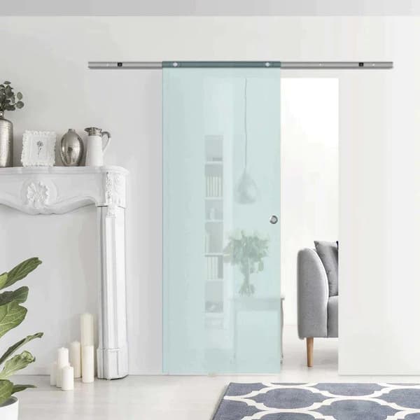 Rootz glasskydedør - skydedør - glasdør - frostet glasdør - 775 X 2050 mm