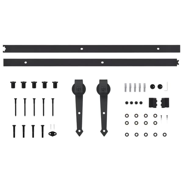 vidaXL Skyvedør med monteringstilbehør 95x210 cm heltre furu