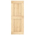 Pikkukuva 3 / 11: vidaXL Liukuovi asennustarvikkeineen 80x210 cm täysi mänty