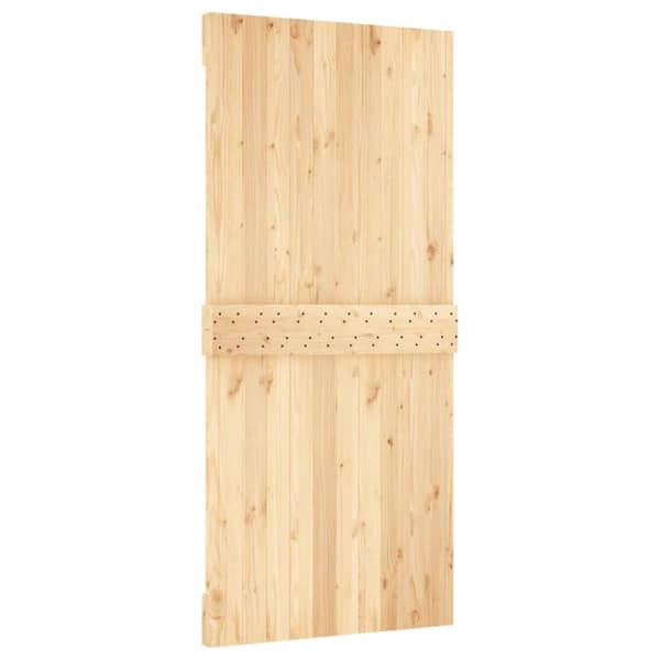 vidaXL Skyvedør med monteringstilbehør 95x210 cm heltre furu