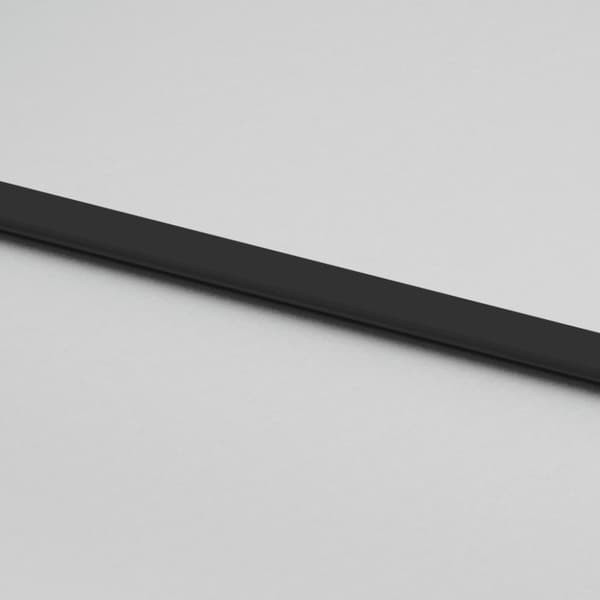 vidaXL Skyvedør svart 90x205 cm herdet glass og aluminium