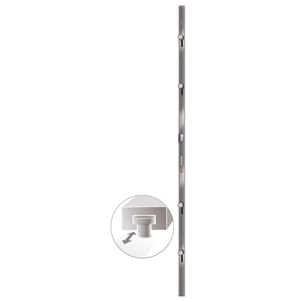 hoveddør 98x200 cm PVC hvid