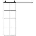 Pikkukuva 4 / 10: vidaXL Liukuovi asennustarvikkeilla 76x205 cm ESG lasi ja alumiini -  Kodin ovet
