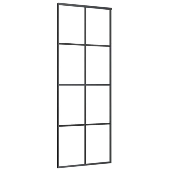 vidaXL Liukuovi asennustarvikkeilla 76x205 cm ESG lasi ja alumiini -  Kodin ovet