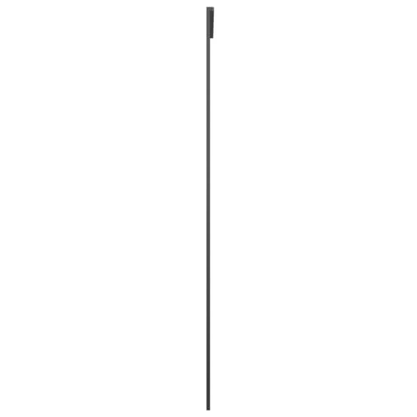 vidaXL Liukuovi alumiini ja ESG-lasi 76x205 cm musta -  Kodin ovet