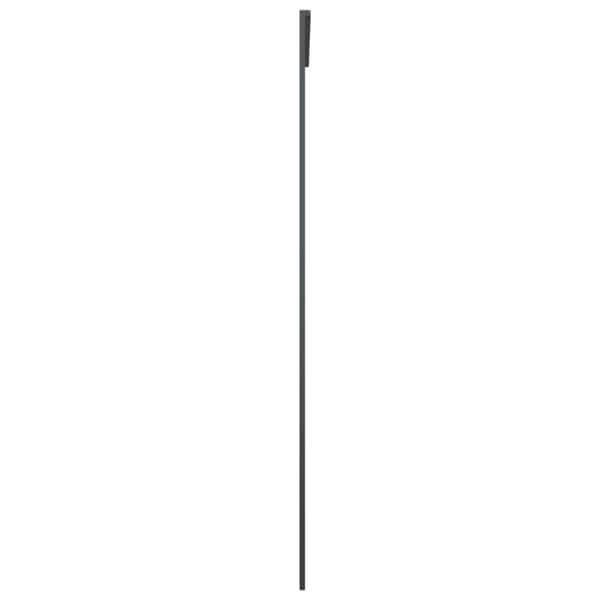vidaXL skydedør 102,5x205 cm aluminium og sikkerhedsglas sort -  Husdøre