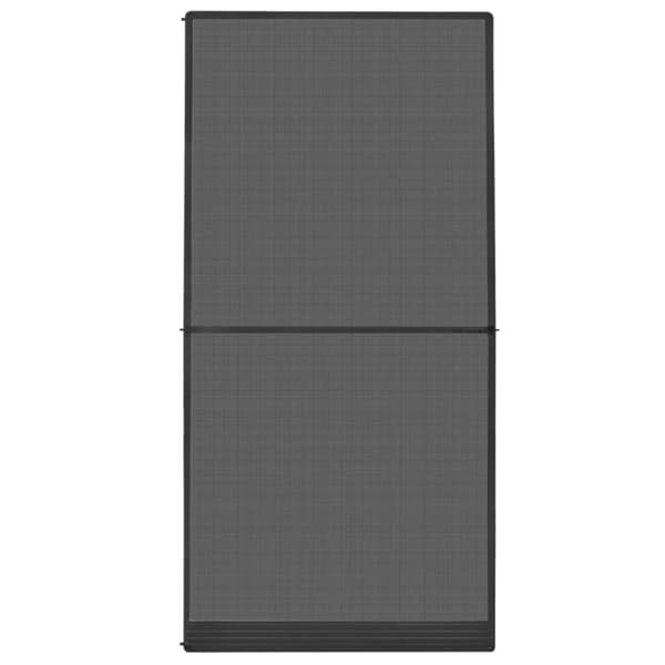 vidaXL Insektsnät med gångjärn för dörr antracit 120x240 cm -  Husdörrar