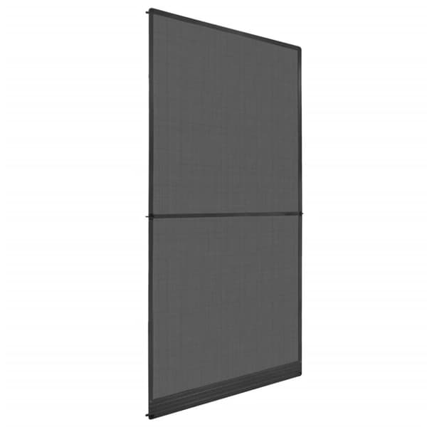 vidaXL Insektsnät med gångjärn för dörr antracit 120x240 cm -  Husdörrar