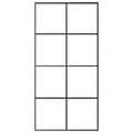 Pikkukuva 6 / 10: vidaXL Liukuovi asennustarvikkeilla 102,5x205 cm ESG lasi ja alumiini -  Kodin ovet