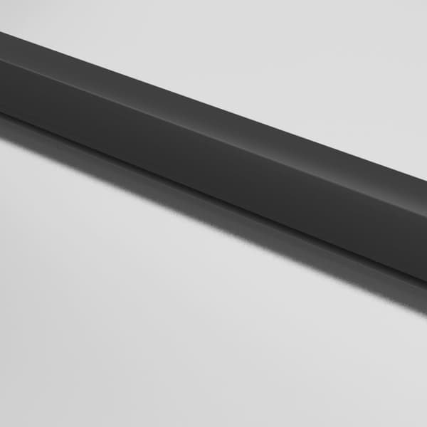 vidaXL dør 102,5x201,5 cm hærdet glas og aluminium sort -  Husdøre