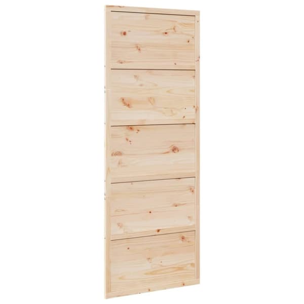 vidaXL Ladugårdsdörr 80x208 cm massiv furu