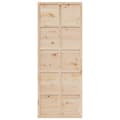 Miniatyrbilde 5 av 11: vidaXL Låvedør 80x208 cm heltre furu