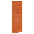 Miniatyrbilde 3 av 11: vidaXL Låvedør voksbrun 80x208 cm heltre furu
