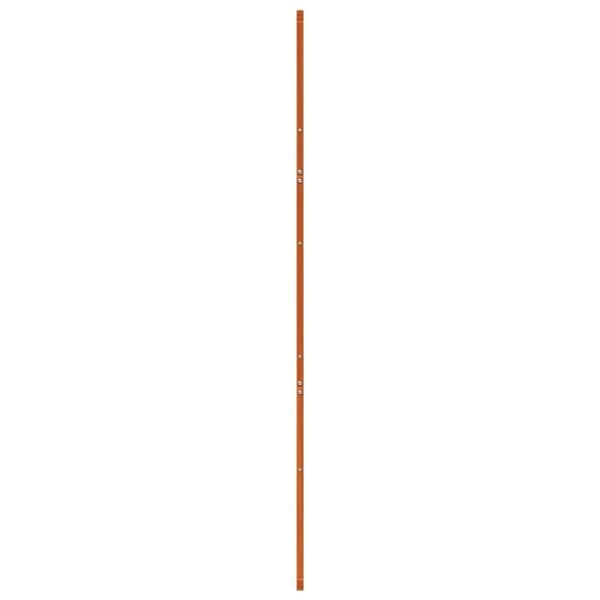 vidaXL Låvedør voksbrun 80x208 cm heltre furu