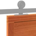 Miniatyrbilde 8 av 11: vidaXL Låvedør voksbrun 100x208 cm heltre furu