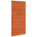 Miniatyrbilde 1 av 11: vidaXL Låvedør voksbrun 100x208 cm heltre furu