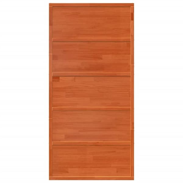 vidaXL Lato-ovi vahanruskea 100x208 cm täysi mänty