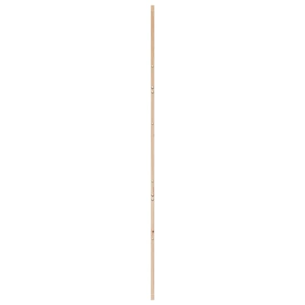 vidaXL Låvedør 100x208 cm heltre furu