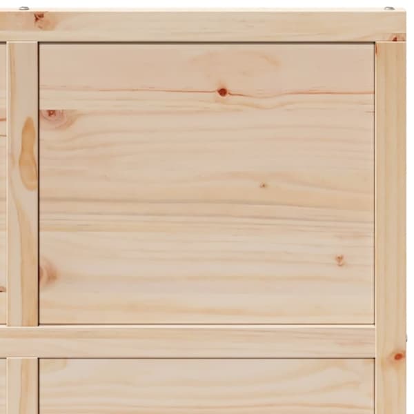 vidaXL Låvedør 100x208 cm heltre furu