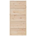 Miniatyrbild 5 av 11: vidaXL Ladugårdsdörr 100x208 cm massiv furu