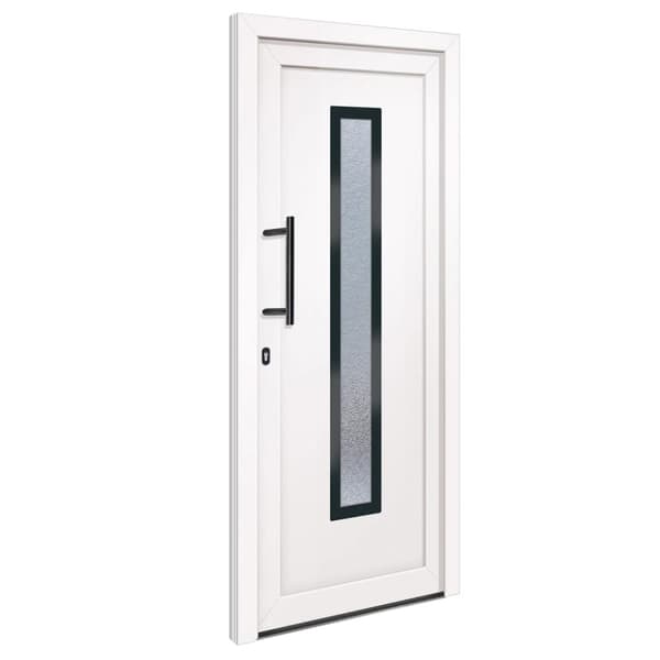 Ytterdörr vit 108x200 cm PVC