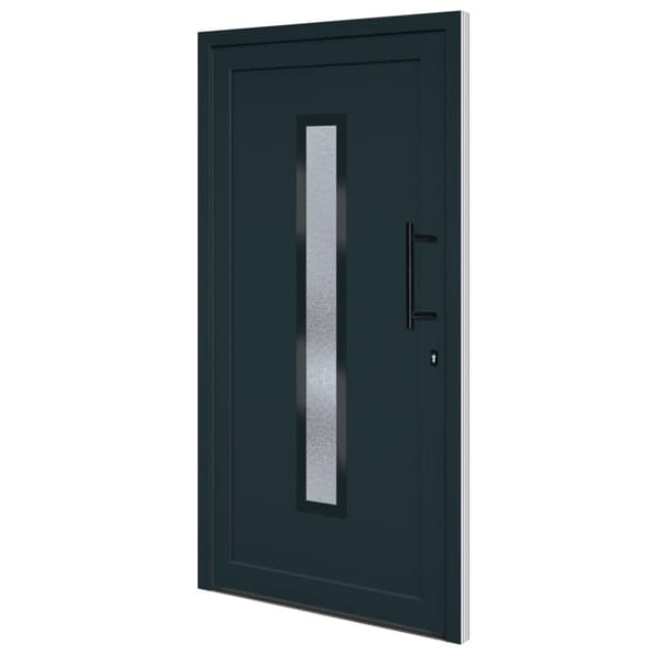 Ytterdörr antracit 108x208 cm PVC