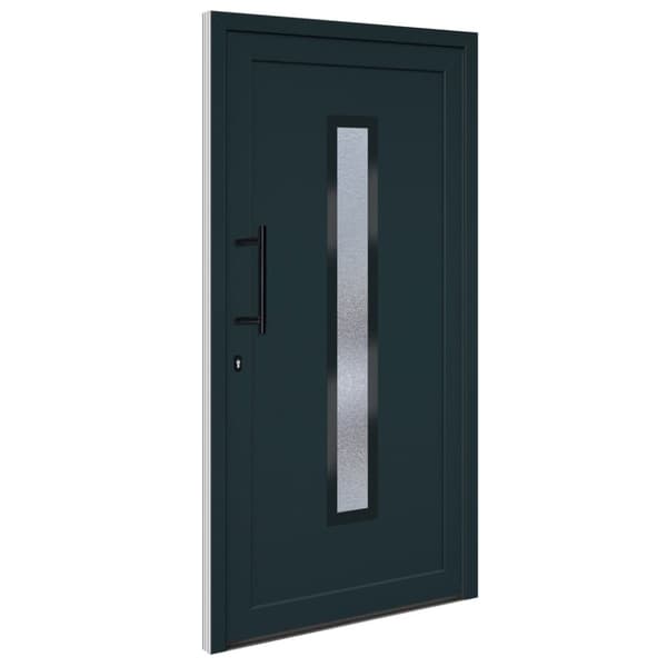 Ytterdörr antracit 108x208 cm PVC