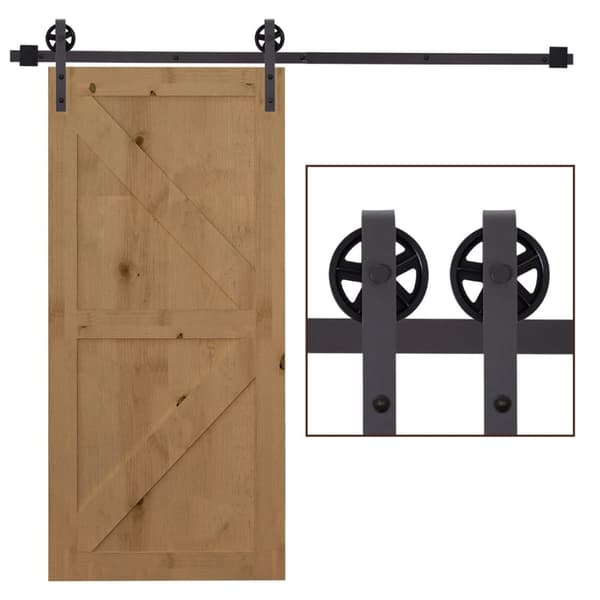 Rootzin liukuoven laitteistosarja - Hiiliteräskiskojärjestelmä - Tilaa säästävä muotoilu - Tukee jopa 100 kg - 183 cm x 4 cm x 0,6 cm